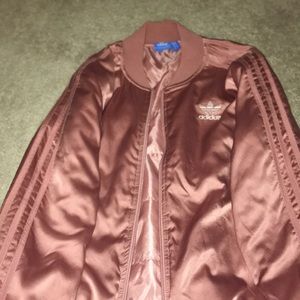 pink adidas bomber